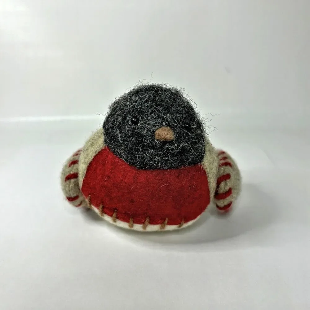 Handmade Needle Felted Chickadee Bird Cottage Core Farmhouse Country